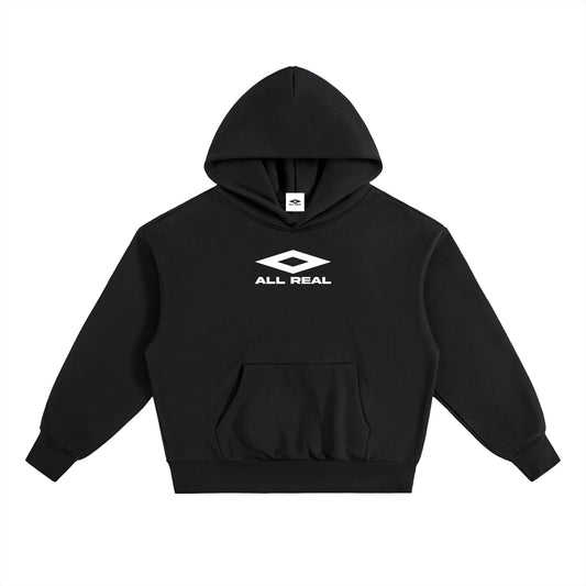 HEAVY HOODIE — BLACK