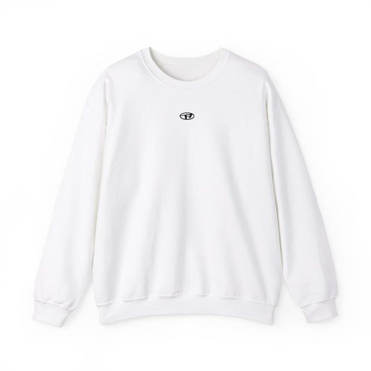 All Real ® White Crewneck