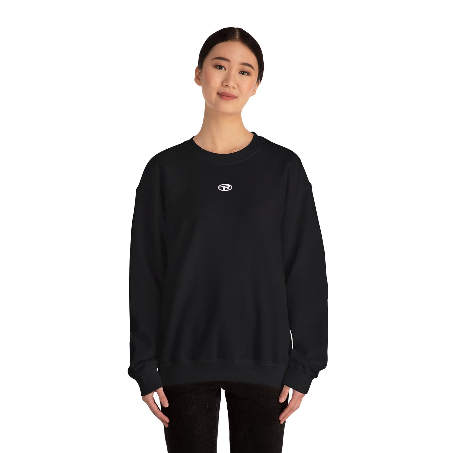 All Real ® Black Crewneck