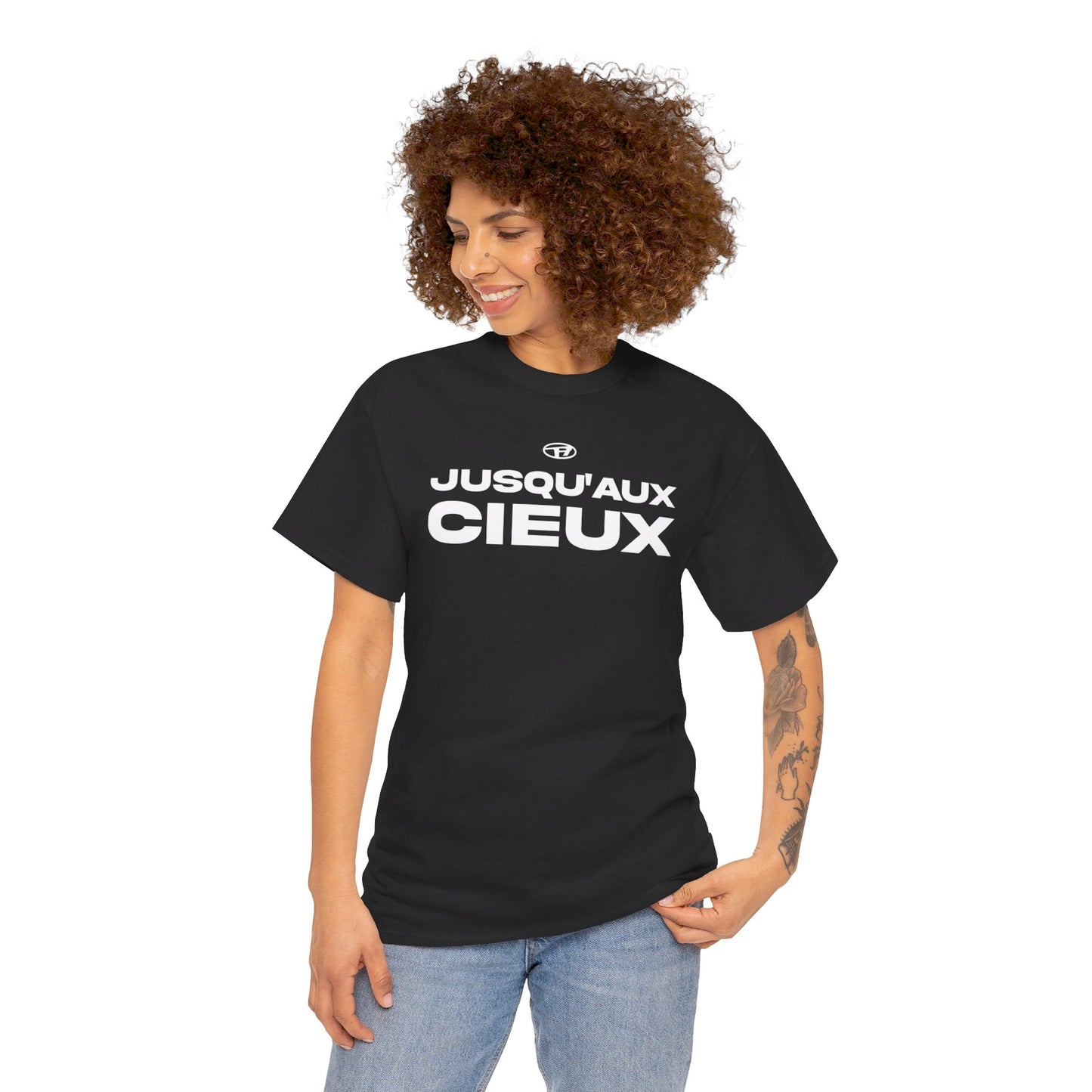 All Real ® Jusqu'aux Cieux Black Tee