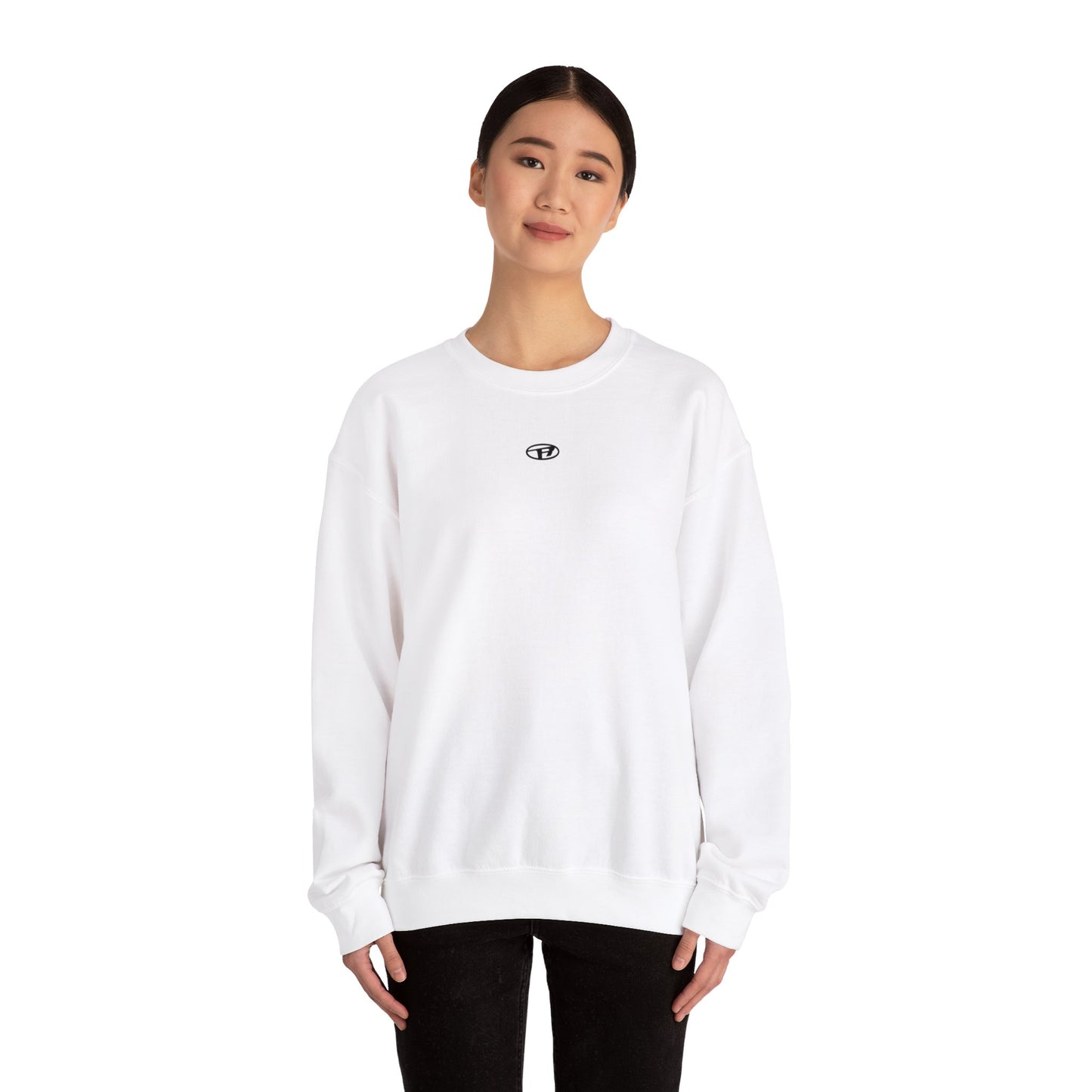 All Real ® White Crewneck